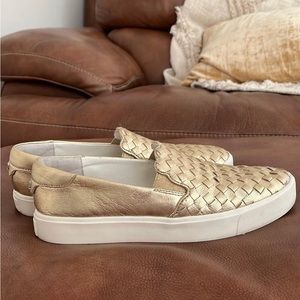 Sam Edelman Gold Slip-on Shoes